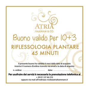 RIFLESSOLOGIA PLANTARE 45 MINUTI